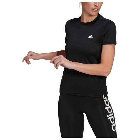 Adidas Γυναικεία κοντομάνικη μπλούζα Aeroready Designed 2 move 3-Stripes Adidas Γυναικεία κοντομάνικη μπλούζα Aeroready Designed 2 move 3-Stripes